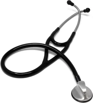 EverOne Professional Style Cardiology Stethoscope, Black, 27 Inch