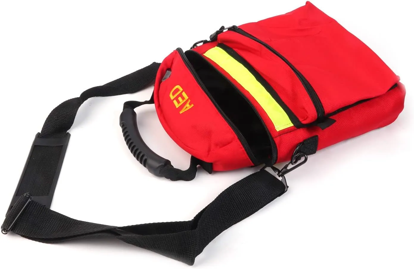 First Aid Bag - AED Medical & Emergency Rescue Defibrillator Bag (Red)