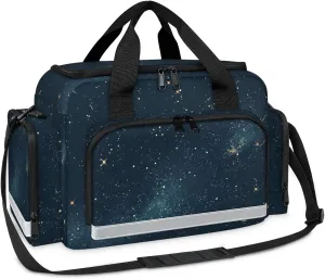 First Aid Bags Empty, Celestial Starry Sky Emergency Bag First Aid Kit Multiple Compartment Kit Carrier On Call Trauma Bag For Paramedics Emergency Medical Supplies Kit
