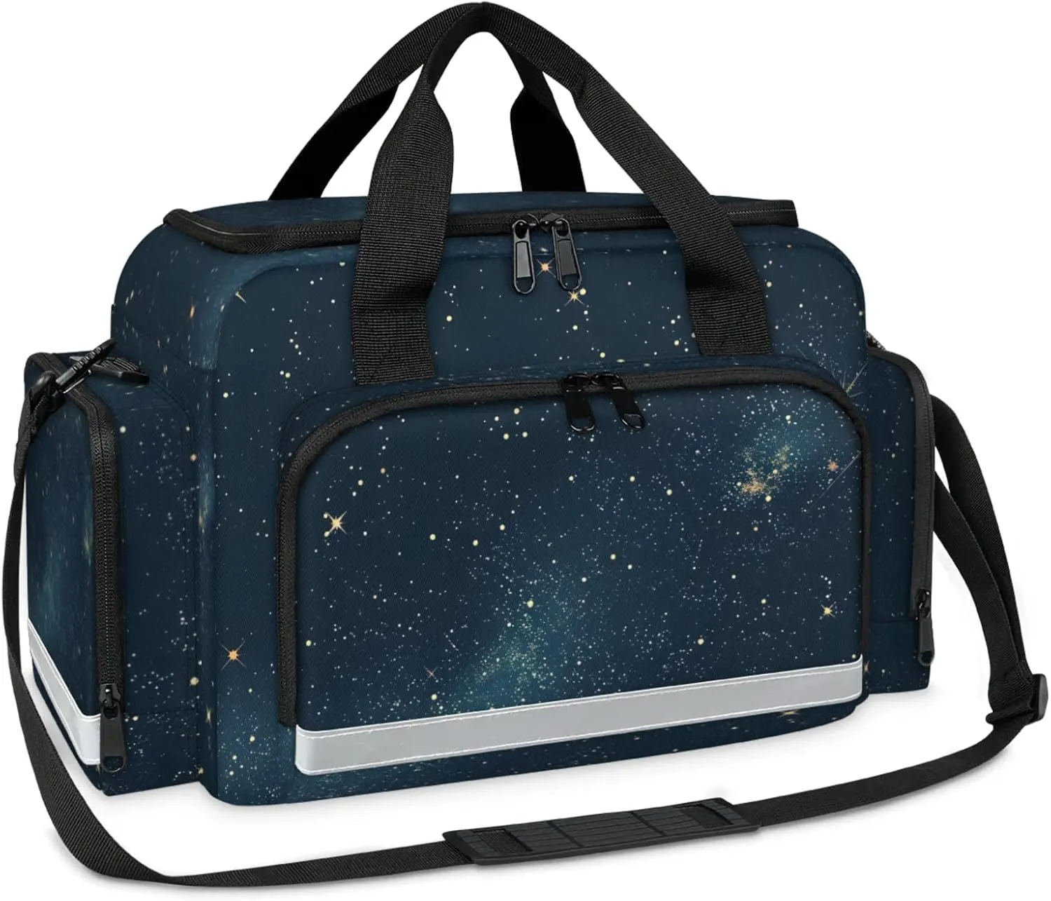 First Aid Bags Empty, Celestial Starry Sky Emergency Bag First Aid Kit Multiple Compartment Kit Carrier On Call Trauma Bag For Paramedics Emergency Medical Supplies Kit
