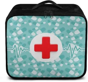 First Aid Kit Bag Empty Medical Kit Medicine Organizer Trauma First Aid Bag Medkit Travel,Sports Hiking,Camping,Hunting Essentials Gear Emergency Survival (Bag Only)