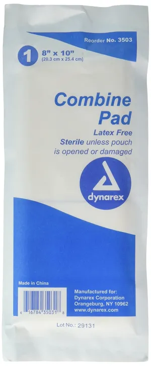 First Aid Only 90869: 8"X10" Trauma Pad, 24/Box