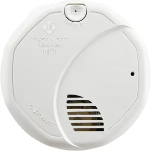 First Alert BRK 3120B Hardwired Photoelectric and Ionization Smoke Alarm with Battery Backup, Dual Sensing Smoke Alarm, 1-Pack
