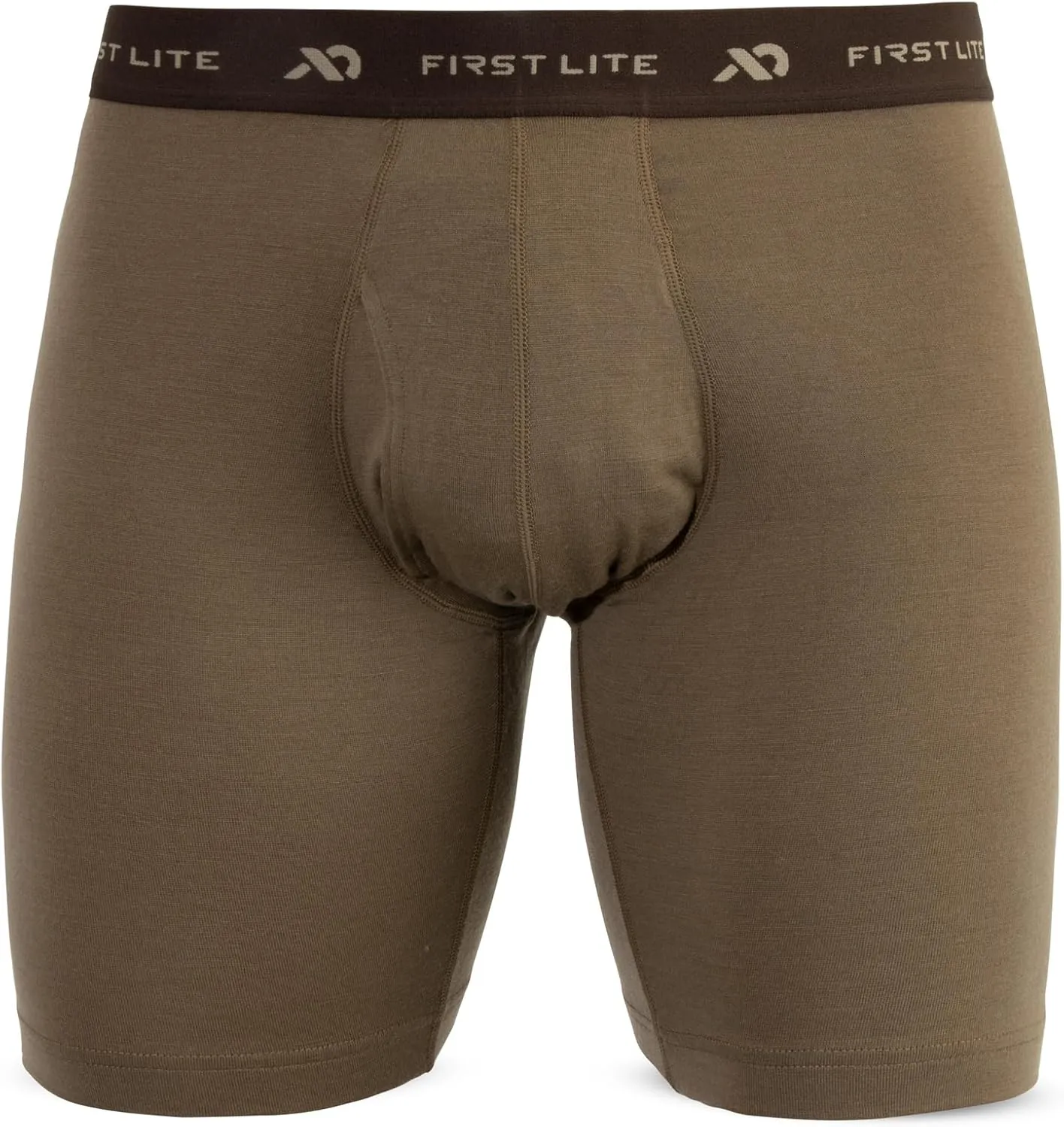 First Lite Men's Wick Game Bag Brief - Ultralight Breathable Merino Wool Underwear