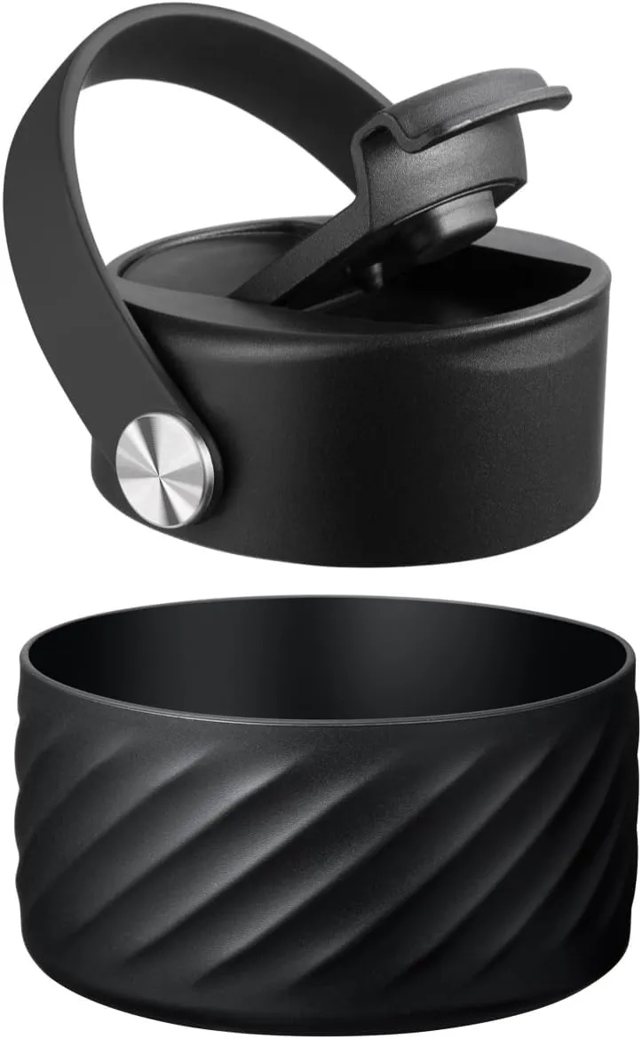 Flip Coffee Lid and Silicone boot for Hydro Flask Wide Mouth Bottles