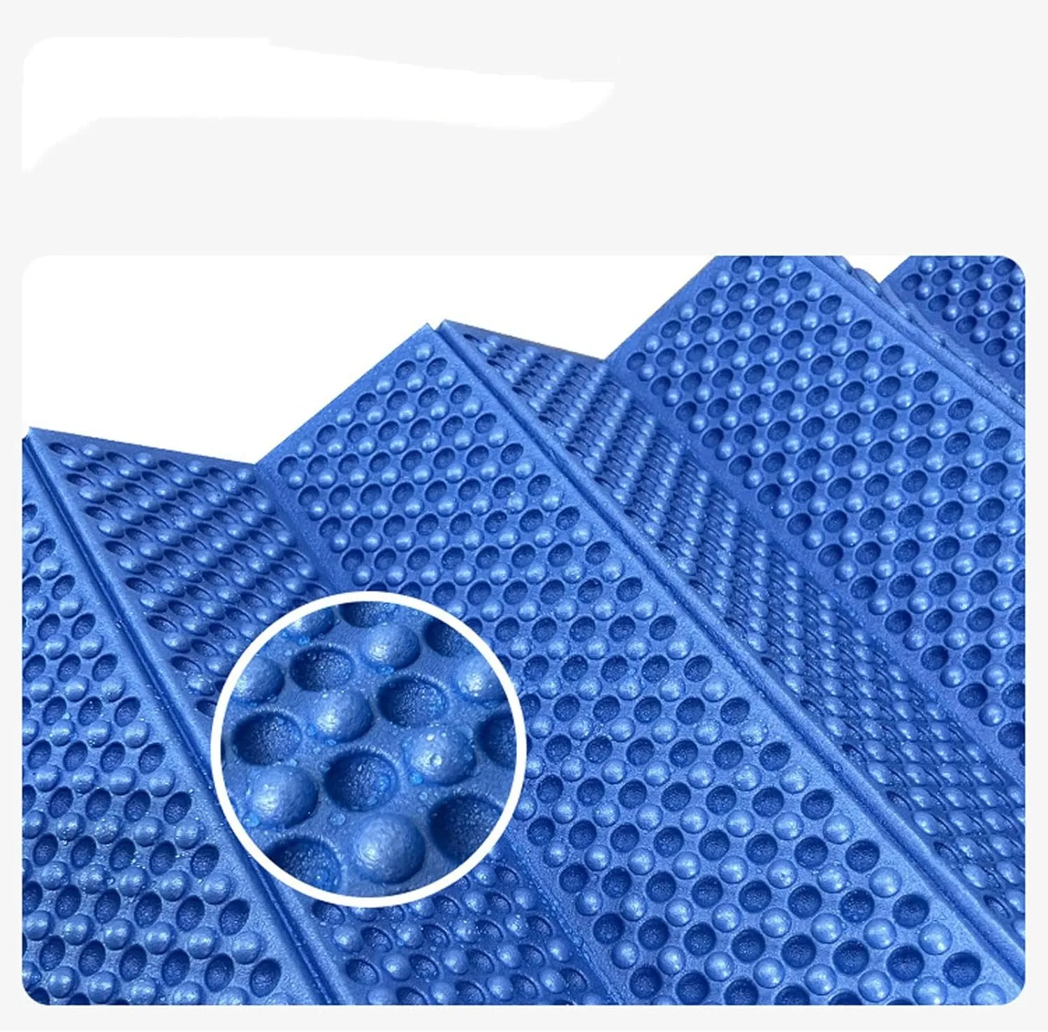 Foam Sleeping Mats for Camping Outdoor Aluminum Film Ultralight Soft Moisture-Proof Mat Sleeping Pad Foldable Sleeping Bed for Camping Tent Mat(Blue)