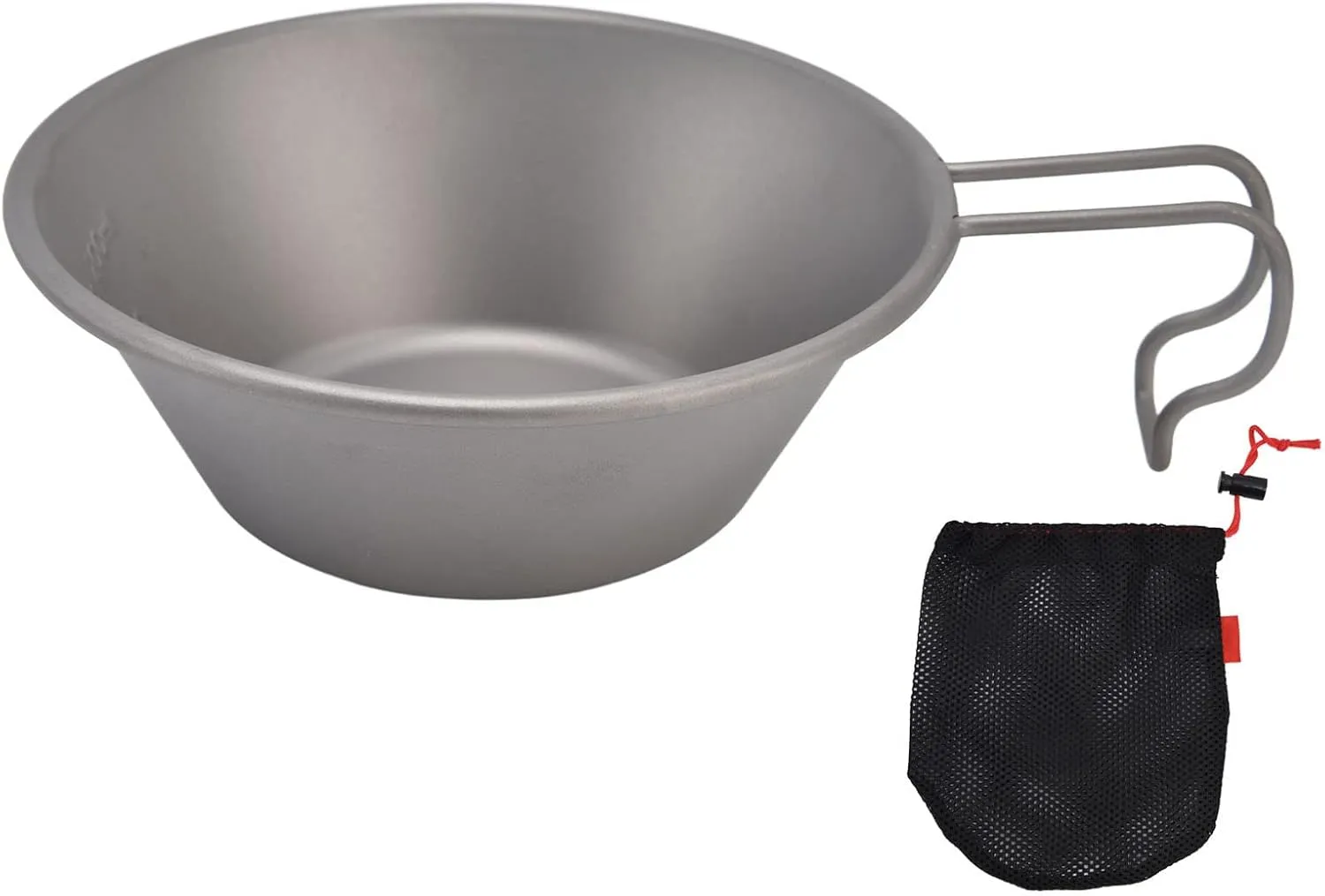Foldable Camping Bowl,Ultralight Camping Cookware Picnic Bowl Cup Collapsible Camping Bowl Food Storage Container with Folding Handle for Camping Travel Hiking