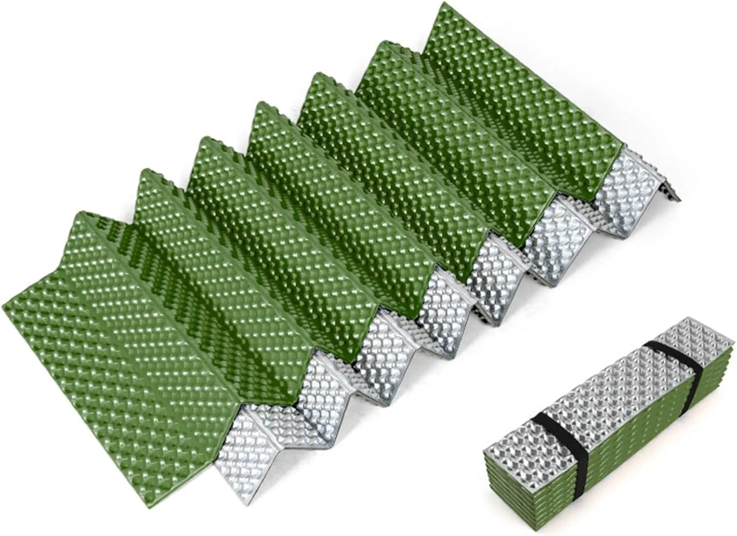 Foldable Sleeping Pad Camping Waffle Mat Adults Versatile Ultralight Compact Picnic Mat Camping Pad for Indoor Travel Fishing