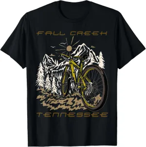 Forest Biking Fall Creek Falls Tennessee Hiking Camping T-Shirt