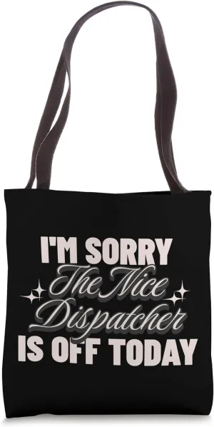 Funny 911 Dispatcher Gift Police Dispatch Thin Gold Line Tote Bag