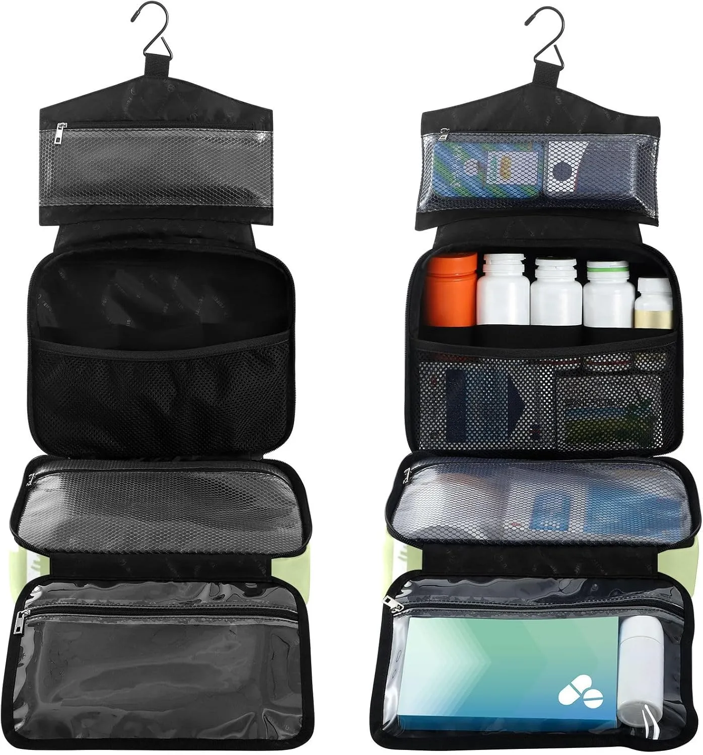 Fustylead Cute Fox Forest Cartoon Woodland Animal Large Medical Storage Bag with Zipper Empty First Aid Bag Trauma Kit for Traveling Hiking Camping Backpacking
