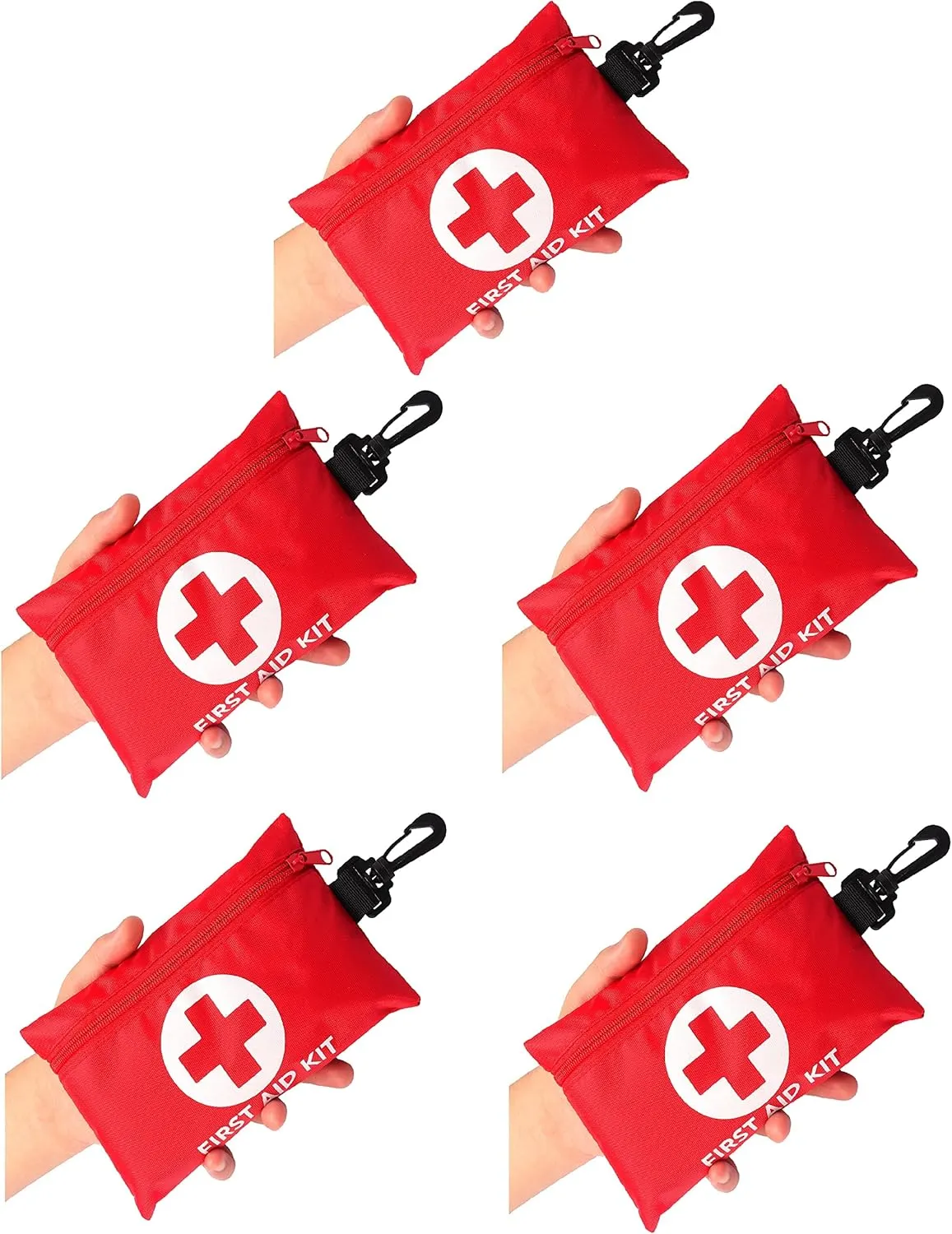 Galaxylense 128 Pcs First Aid Kits Small for Survival Emergency Trauma Military Tactical Medical School Office Home Hunting Camping Hiking Fishing IFAK EMT Bag 5 Packs