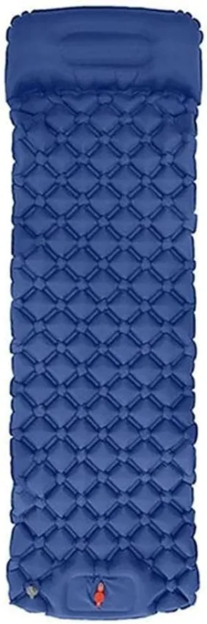 GaRcan Camping Mattress NylonSleeping Pad Inflatable Air Mattresses Hiking Trekking Bed Pillow Ultralight Cushion Mat