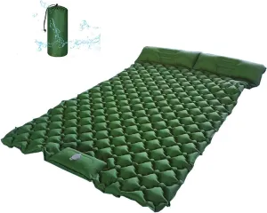 GaRcan Inflatable Sleeping Mattress Outdoor PicnicDouble Sleeping Pad, Inflatable Sleeping Mat Ultraligh, Self-Inflating Camping Mat with Built-in Inflatable Pillow, for Outdoor, Hiking,
