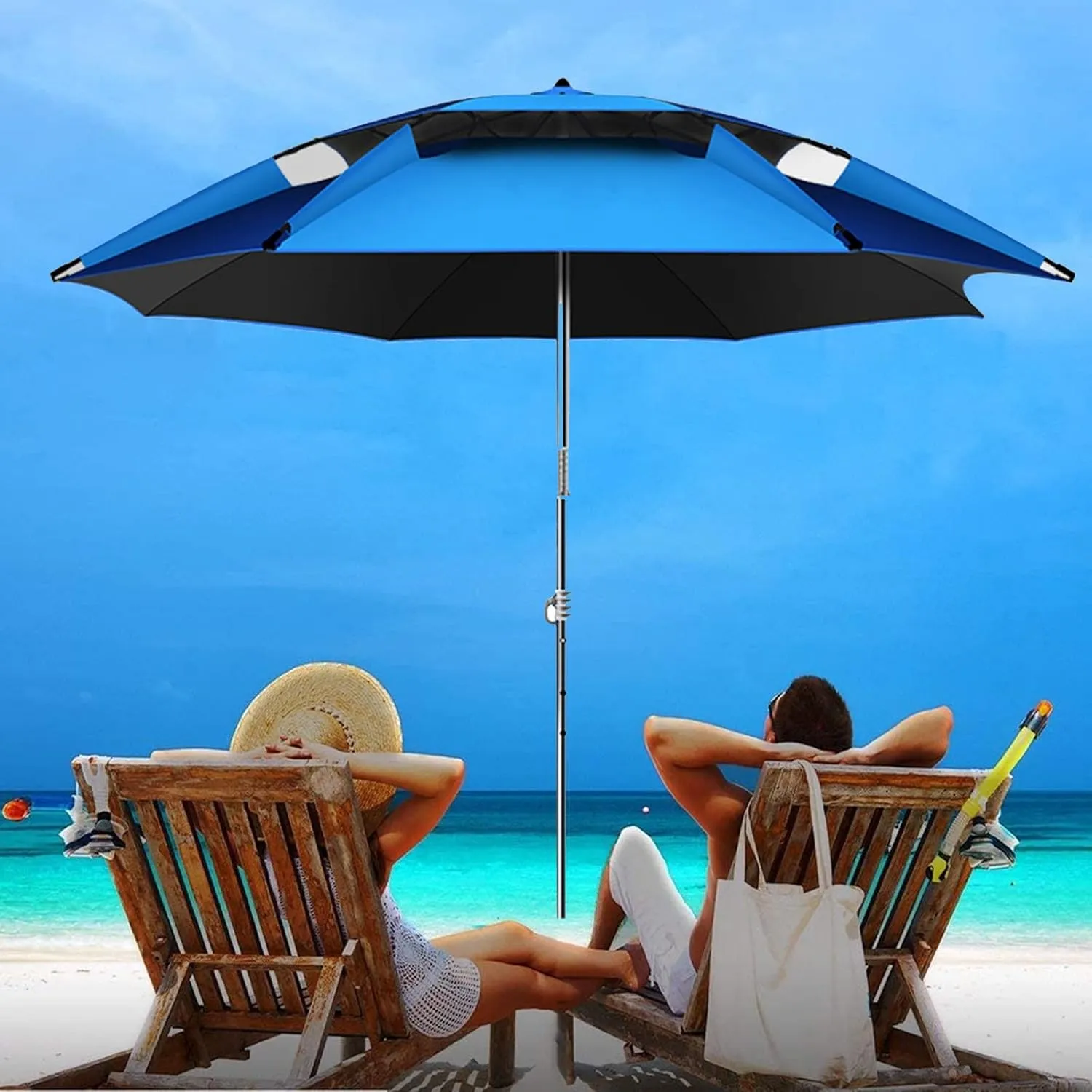 Garden Parasol,Fishing Parasol Umbrella Sun Shade Shelter - with Fishing Accessories - Garden Umbrellas Rainproof - 99% Sunscreen Protection Used for Outdoor Camping Patio Beach Pool Golf