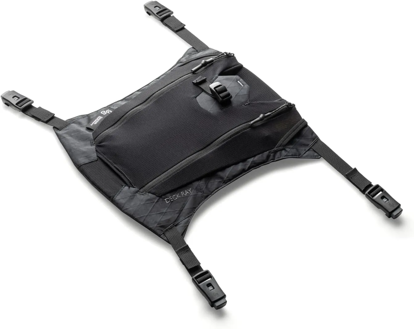 Gearlab Deck Pod Mini (Deck Ray), Ultralight Kayak Deck Bag, Deckhand (Holds Water Bottle or Bilge Pump)