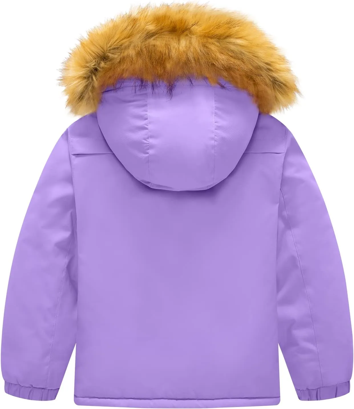 GEMYSE Girl's Winter Waterproof Ski Snow Jacket Fleece Windproof Jacket with Hood