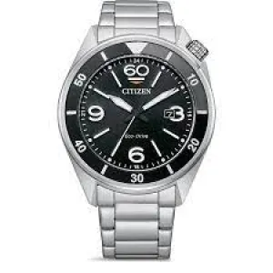 Gent's Aviator Style Eco-Drive Watch