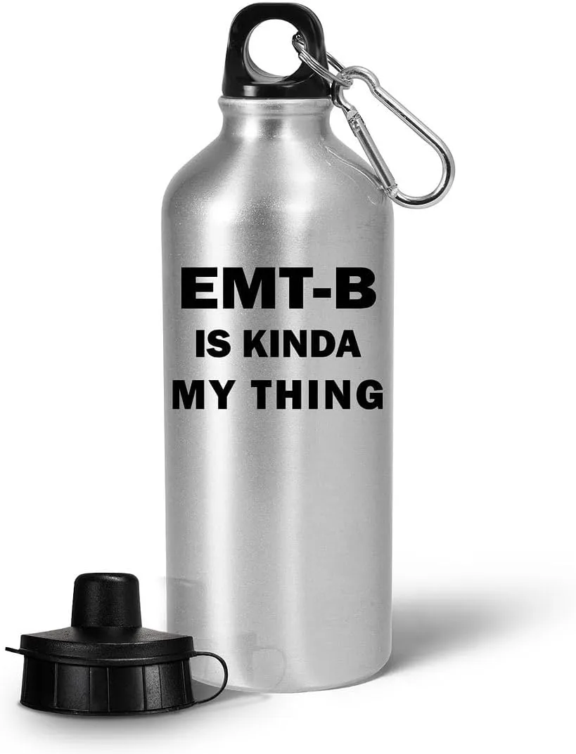 Gifts for Combat Medic EMT-B Water Bottle Tumbler Portable Drinkware - Kinda My Thing - Funny Cute Gag Field Medics Military Personnel Army Emergency First Aid Trauma Care