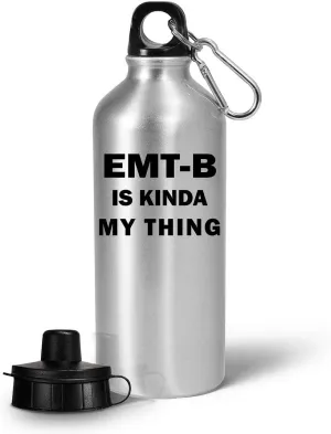 Gifts for Combat Medic EMT-B Water Bottle Tumbler Portable Drinkware - Kinda My Thing - Funny Cute Gag Field Medics Military Personnel Army Emergency First Aid Trauma Care