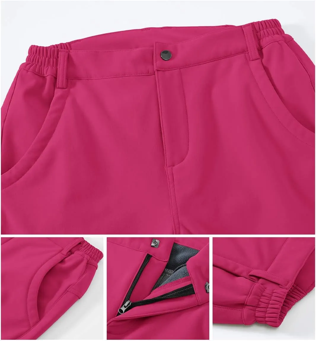 Gopune Women's Waterproof Windproof Outdoor Hiking Snow Ski Insulated Pants