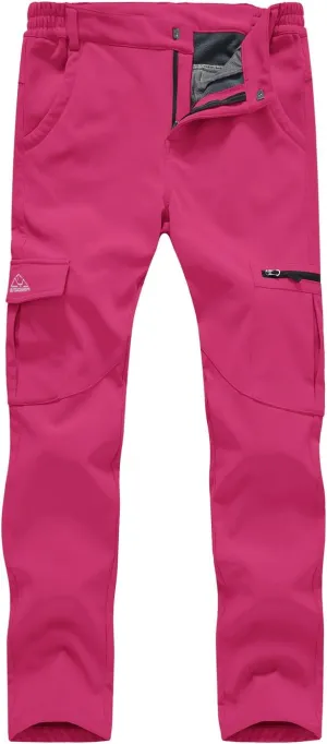 Gopune Women's Waterproof Windproof Outdoor Hiking Snow Ski Insulated Pants
