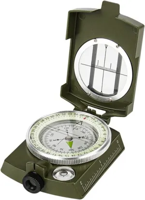 Gossip Compass,Feng Shui Compass,Multifunctional Professional Compass Outdoor Climbing Compass Travel Geological Compass High-Precision Luminous Metal Compass Ancient Chinese Compass