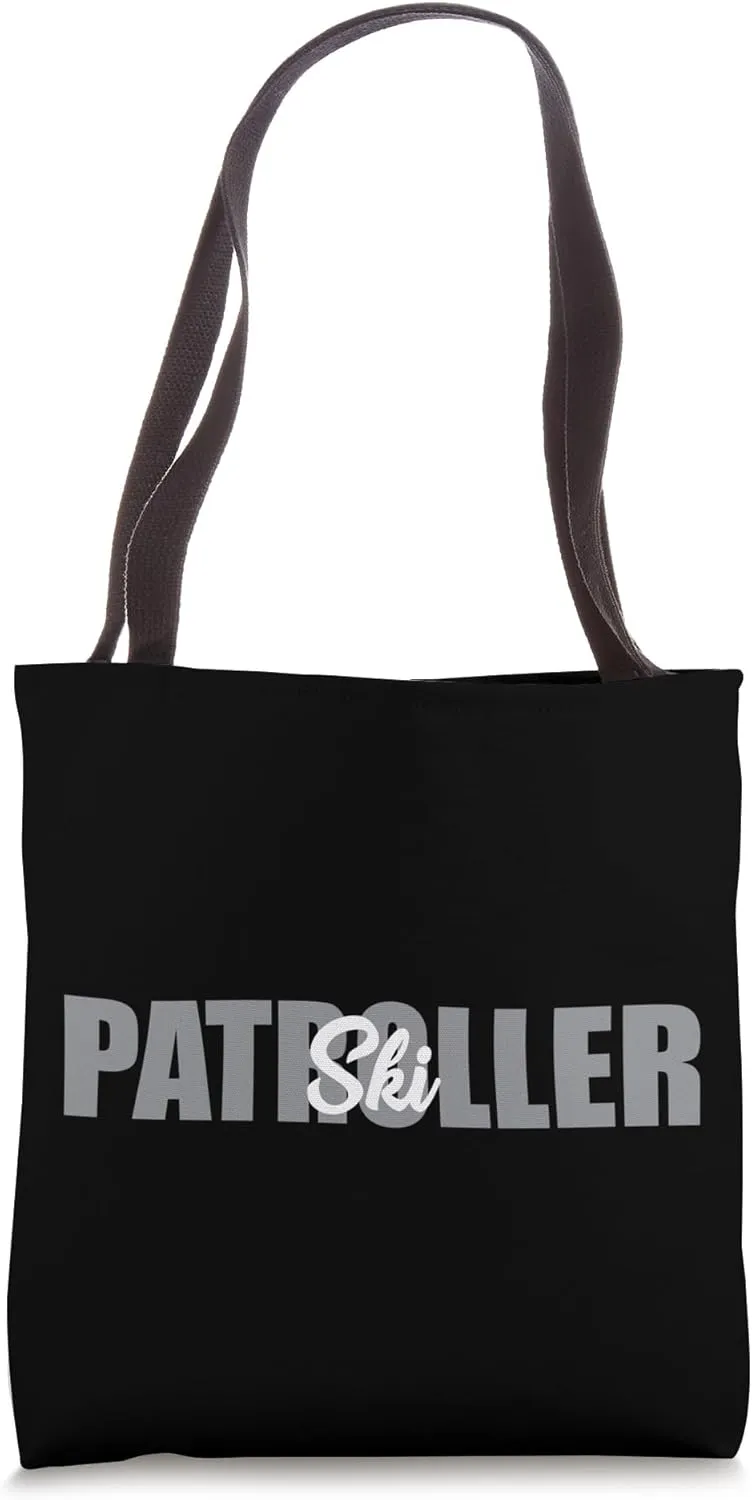 Great Ski Patroller Wear Slope Emergency Skier Safety Skiing Tote Bag