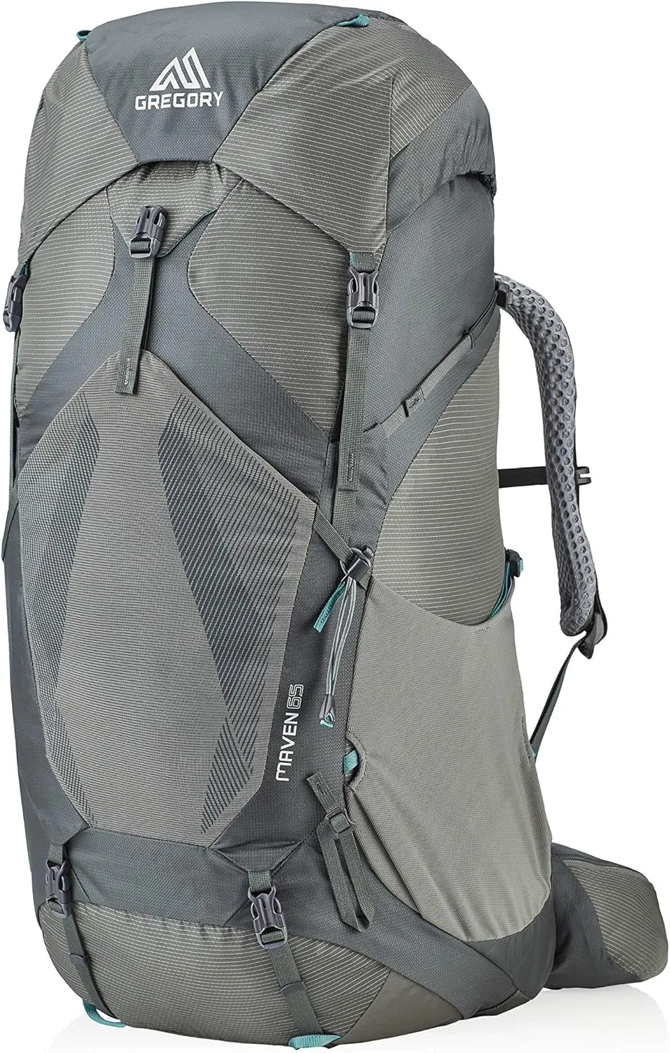 Gregory Maven 65L Women's Backpacking Pack, Breathable Backpanel and Shoulder Harness, Raincover Included, Built-In Hydration Sleeve (Reservoir Not Included), Extra Small/Small, Spectrum Blue