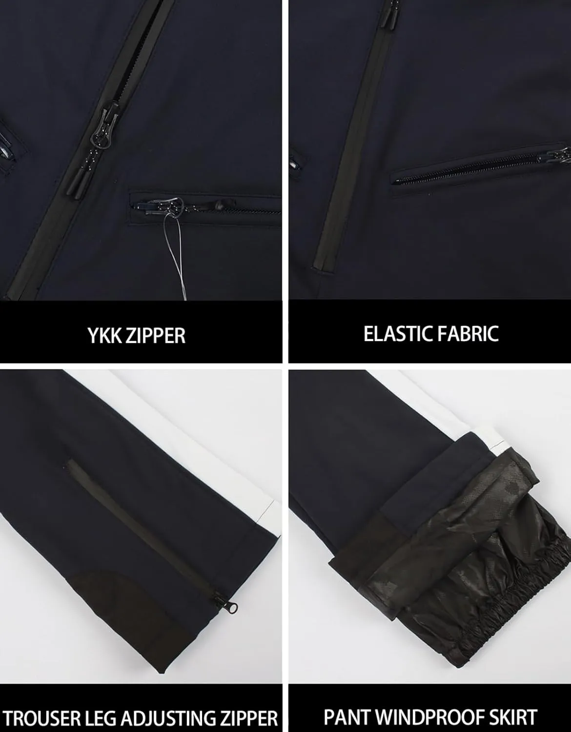 GSOU SNOW Women Ski Bib Pants Snow Overalls Snowboard Waterproof Windproof Insulated Slim Winter Warm High elasticity