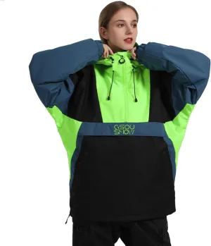 GSOU SNOW Women Ski Jacket Snow Coat Waterproof Windproof Snowboarding Jacket Coat Insulated Warm Winter