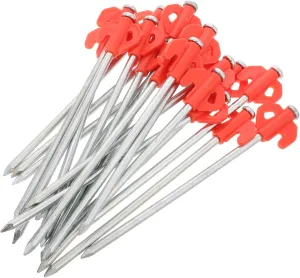 Happyyami Outdoor Tent Ground Nails 20 Pieces Metal Camping Stakes Easy Installation for Ground Tarp Canopy Garden