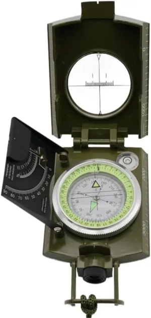 HBJWOV Outdoor Compass American Multi-Functional Camping Level Slope Luminous North Needle