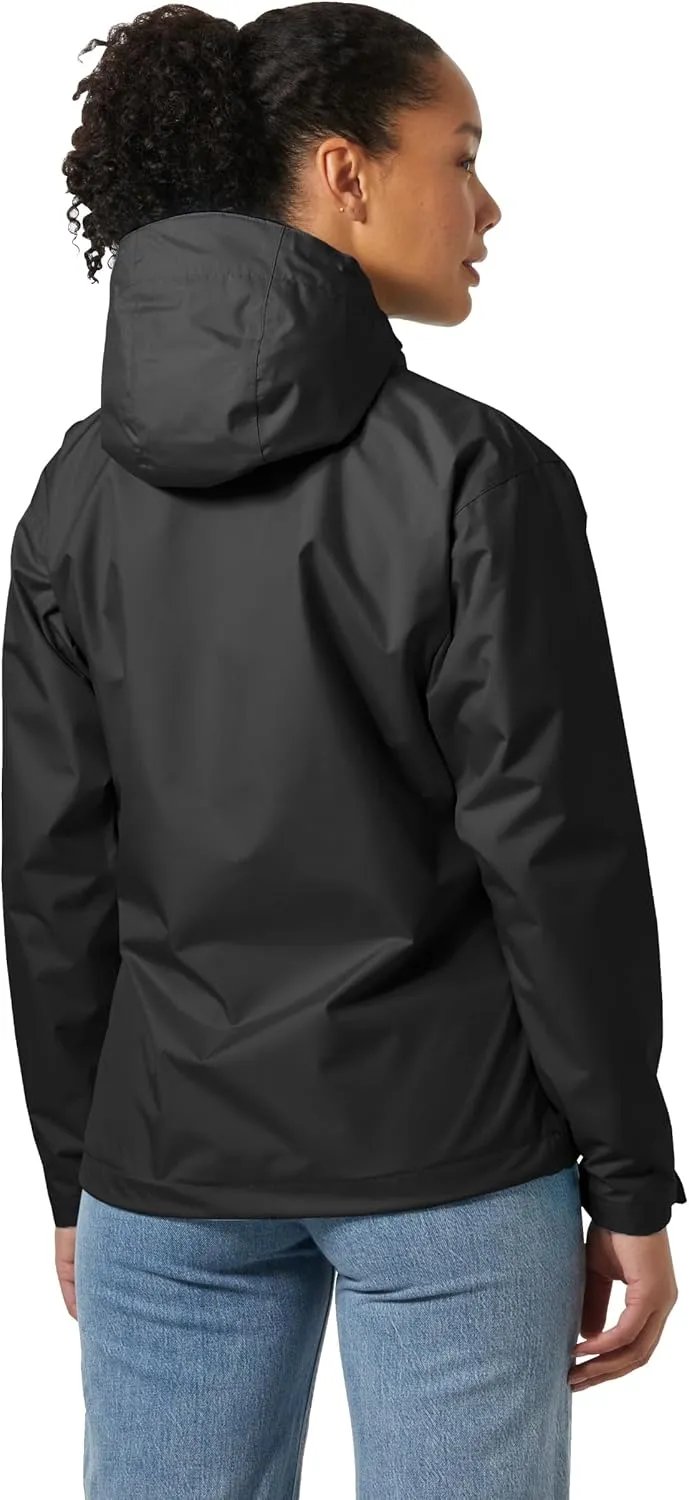 Helly Hansen Women's Seven J Waterproof, Windproof, and Breathable Rain Jacket with Hood
