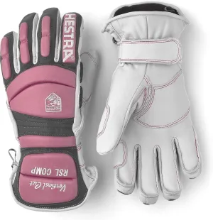 Hestra Unisex RSL Comp Vertical Cut 5-Finger Glove, Windproof, Insulated Alpine Racing Gloves for Men & Women