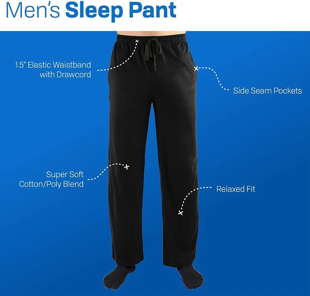 Hey Arnold Move It Football Head Men's Black Sleep Pajama Pants