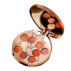 Highly Pigmented Eye Makeup Palette , 10 Colors Matte Shimmer Metallic Eyeshadow Pallet Long Lasting Blendable Natural Colors Waterproof Make Up Eye Shadows Cosmetics Gift Kit-Great for Travel