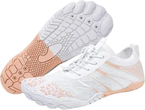 Hiking Water Shoes with Arch Support for Women Walking Wide Width Grounded Footwear for Women Men with Neuropathy Wide Toe Box Sneakers Non-Slip Diabetic Shoe Quick-Dry Waterproof Unisex