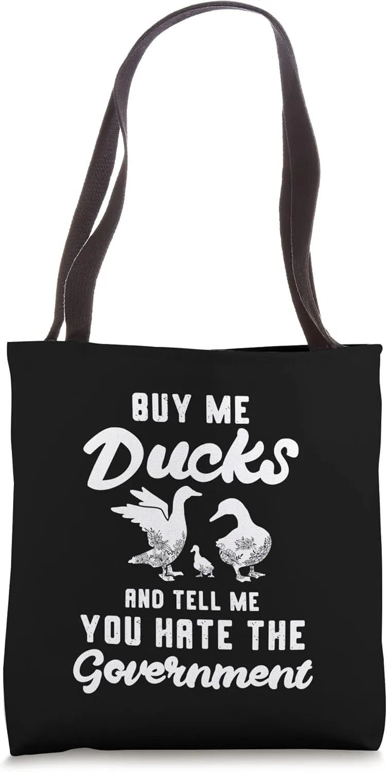 Homesteading Homesteader Prepper - Buy Me Ducks Tote Bag