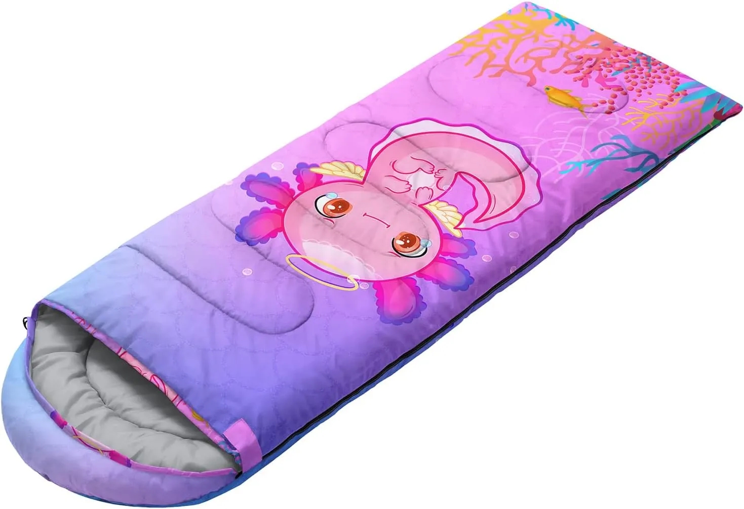 HOSIMA Dear Hunting Pattern Cold Weather Sleeping Bags for Adults,Black Light Weight Sleeping Bags for Kids Adults,WaterProof Sleeping Bags for Outdoors Hiking.