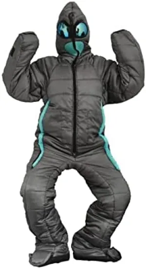Human Body Wearable Camping Sleeping Bag, Winter Indoor Outdoor Portable Ultralight Warm Adult Windproof Sleeping Bag, Zipper Design Walking Sleeping Bag