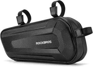 HXBER Motorcycle Bag, Motorcycle Bag Waterproof Bag Large Capacity Motorcycle Engine Bag Practical Easy Installation Triangular Bag Motorcycle Accessories