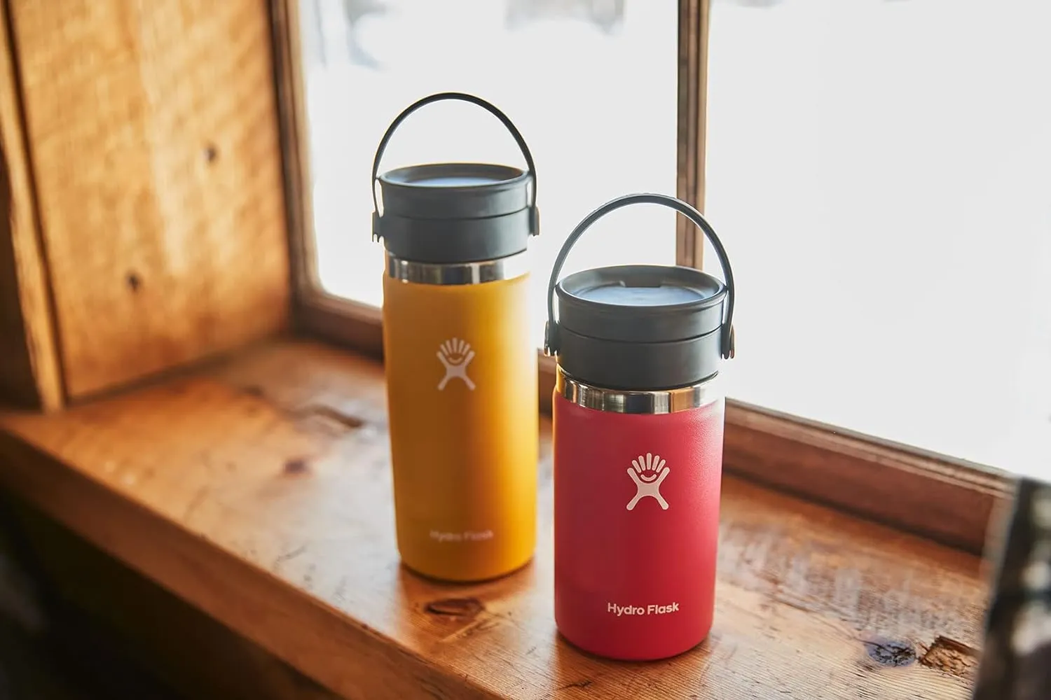 Hydro Flask 16 oz Wide Mouth Bottle with Flex Sip Lid Black