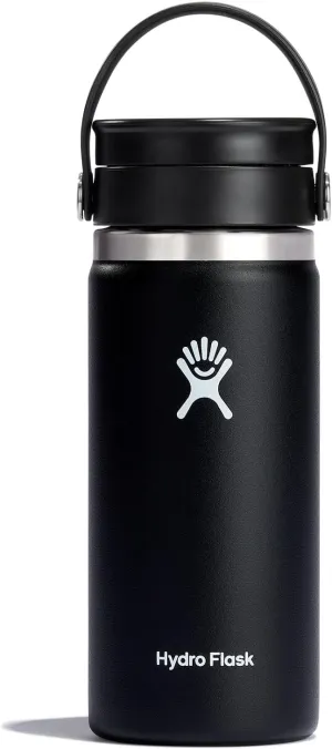 Hydro Flask 16 oz Wide Mouth Bottle with Flex Sip Lid Black