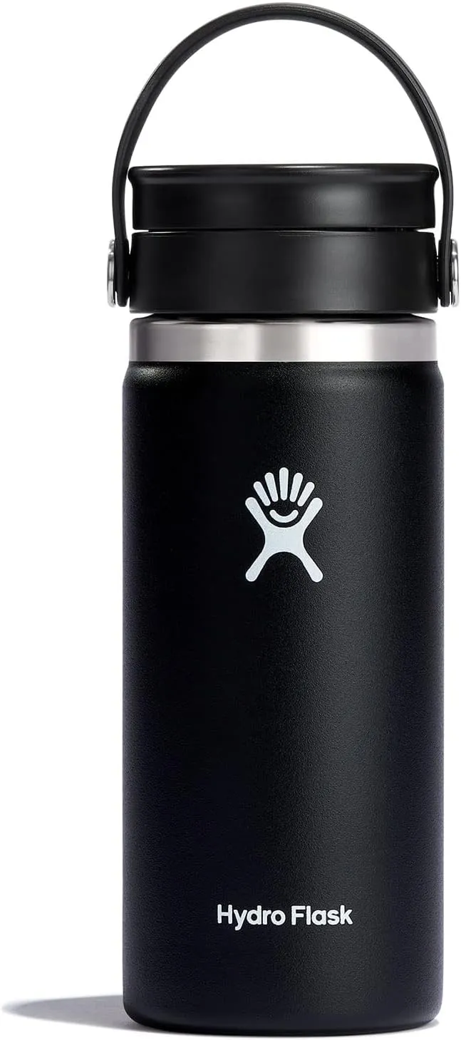 Hydro Flask 16 oz Wide Mouth Bottle with Flex Sip Lid Black