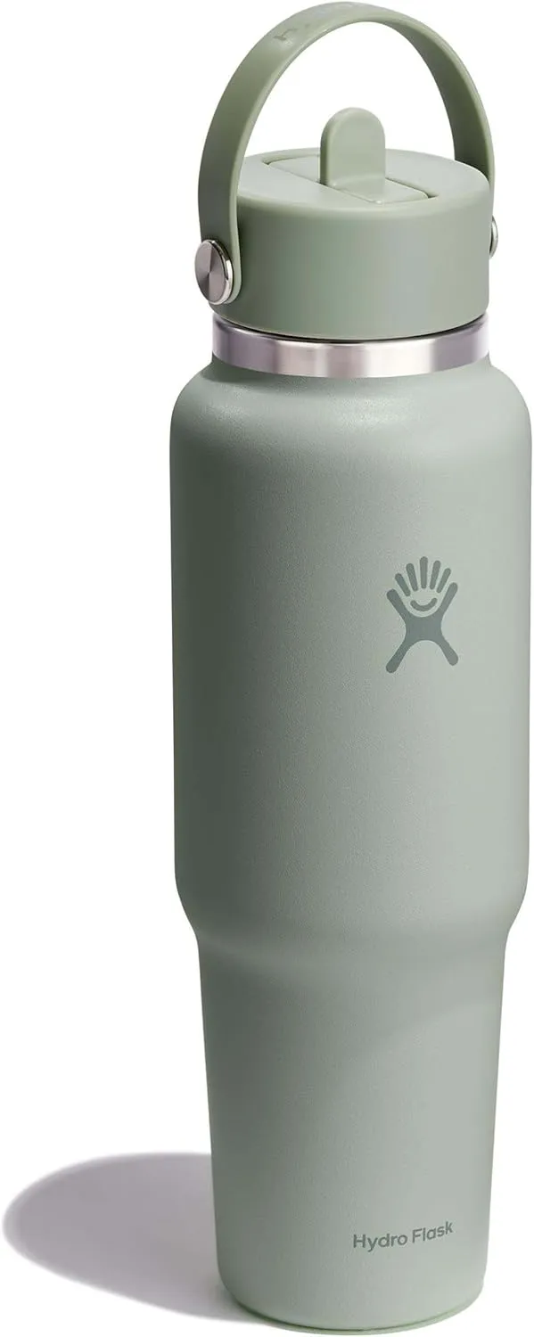 Hydro Flask 40 OZ Wide Flex Straw Travel Bottle Agave