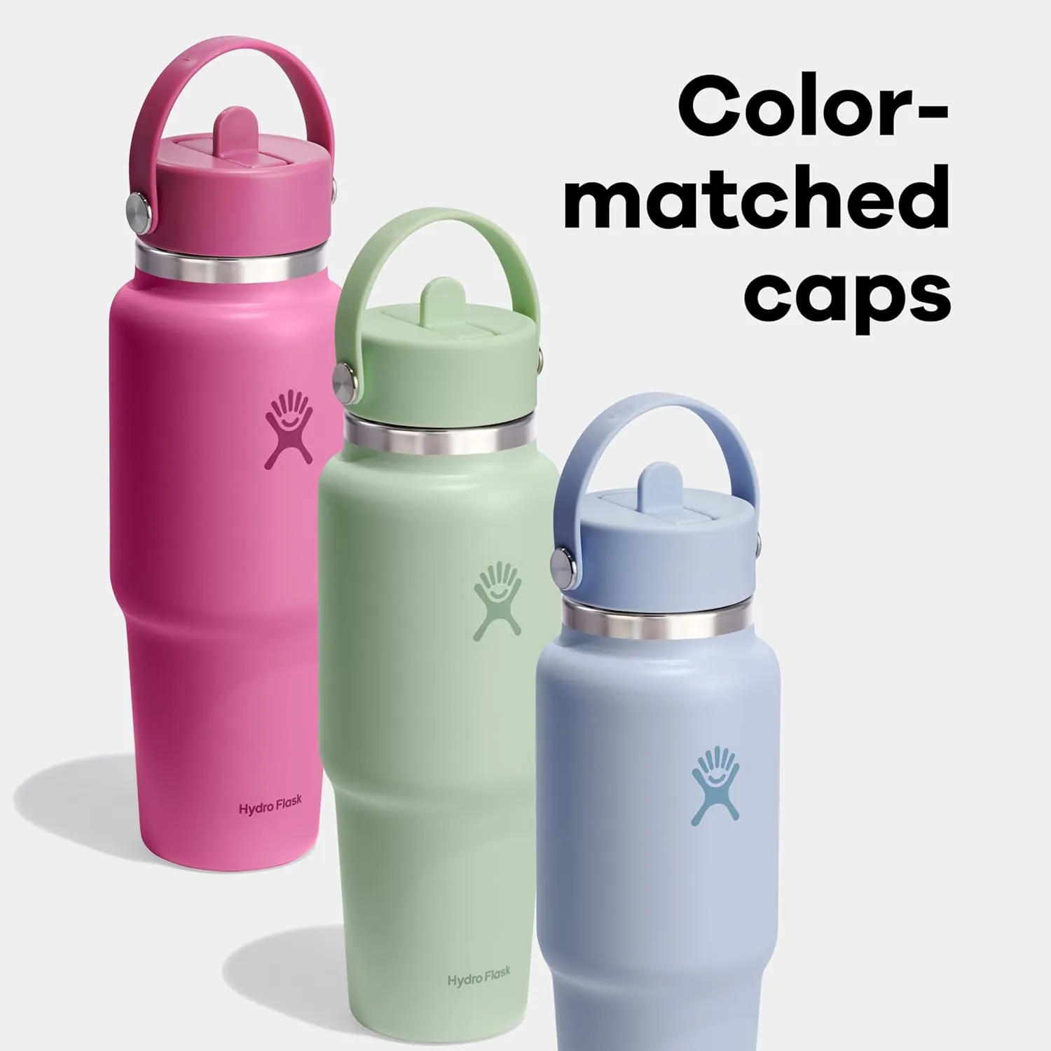 Hydro Flask 40 OZ Wide Flex Straw Travel Bottle Agave