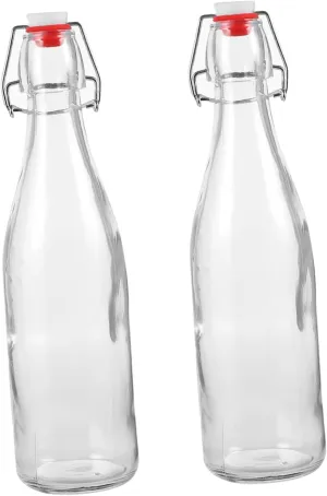 IMIKEYA Beverage Bottles Sealed Juice Bottles Anti-leak Practical for Home of 2
