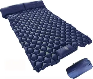 Inflatable Sleeping Mattress Inflatable Sleeping Mat for Outdoor, Inflatable Sleeping Mat Ultralight, Inflatable Sleeping Mat with Pillow, Waterproof and Moisture-Proof Roll Mats (