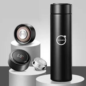 Insulated Smart Water Bottle for Volvo EX30 Cross Country 2025, Digital Temperature Control Tumbler Travel Hydration Mug